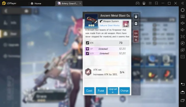 Hal unfaedah diawal game artery gear fusion