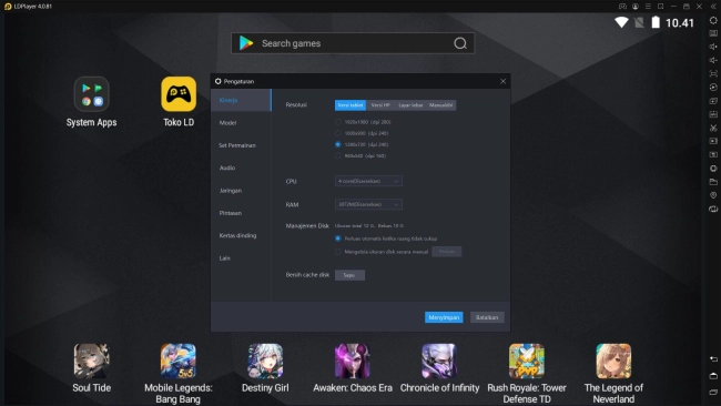 Menjaga kelancara bermain Stumble Guys di Emulator LDPlayer
