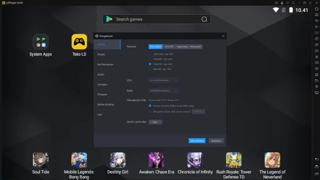 Menjaga kelancara bermain Stumble Guys di Emulator LDPlayer
