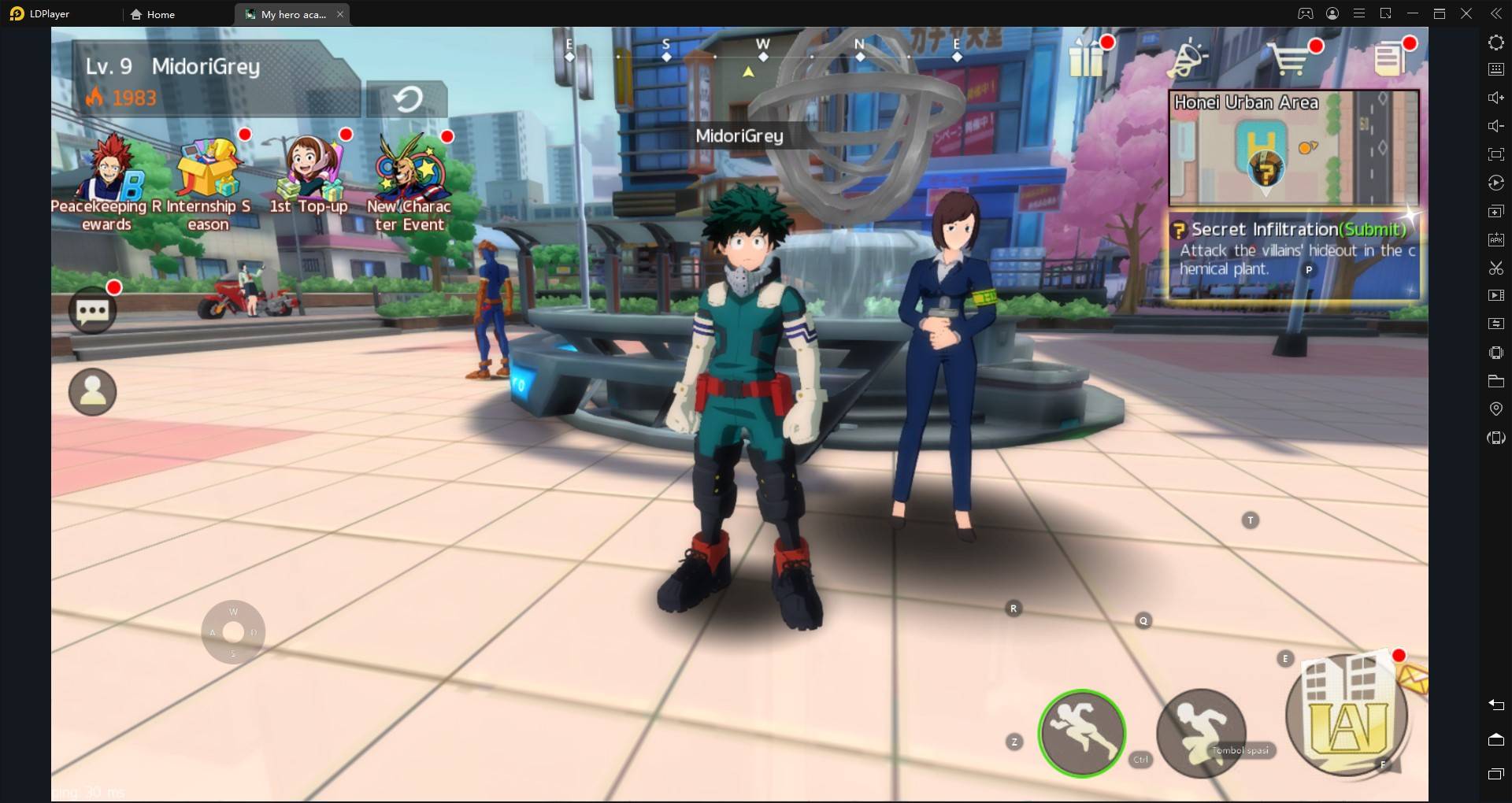 Unduh My hero academia：tsh-sea di PC dengan LDPlayer Android Emulator