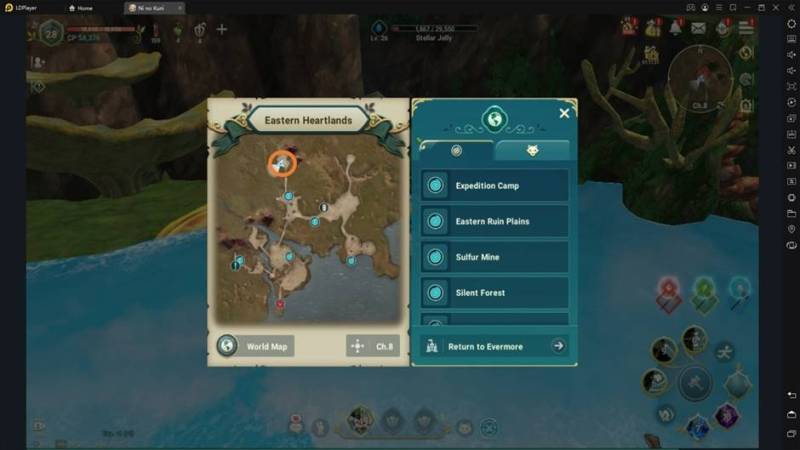 cara download install main ni no kuni cross worlds pc emulator ldplayer