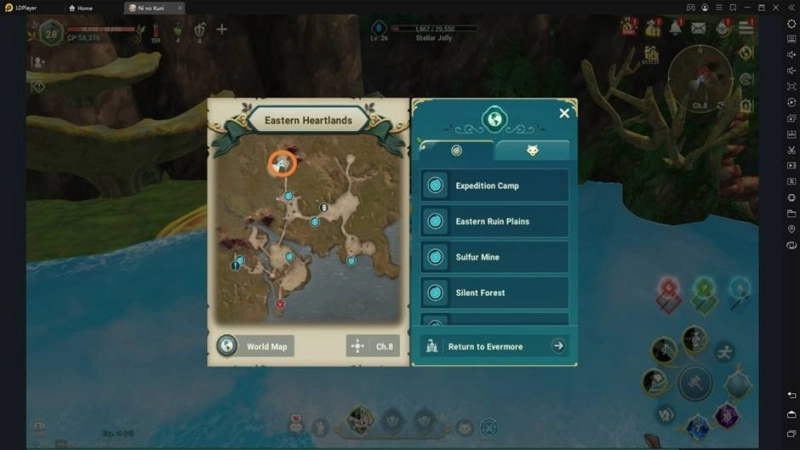 cara download install main ni no kuni cross worlds pc emulator ldplayer