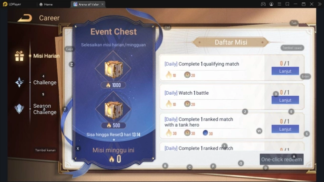 Mainkan mekanik gameplay terbaru Arena of Valor di PC menggunakan Emulator LDPlayer