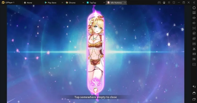 cara gacha game idle huntress