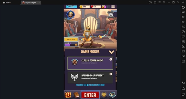 cara main game mythic legends di emulator ldplayer