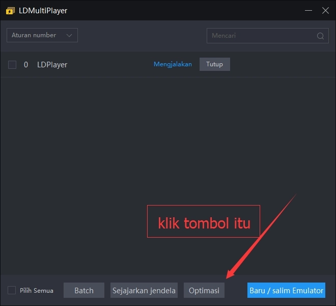 Permain games dengan frame rate tinggi di LDPlayer