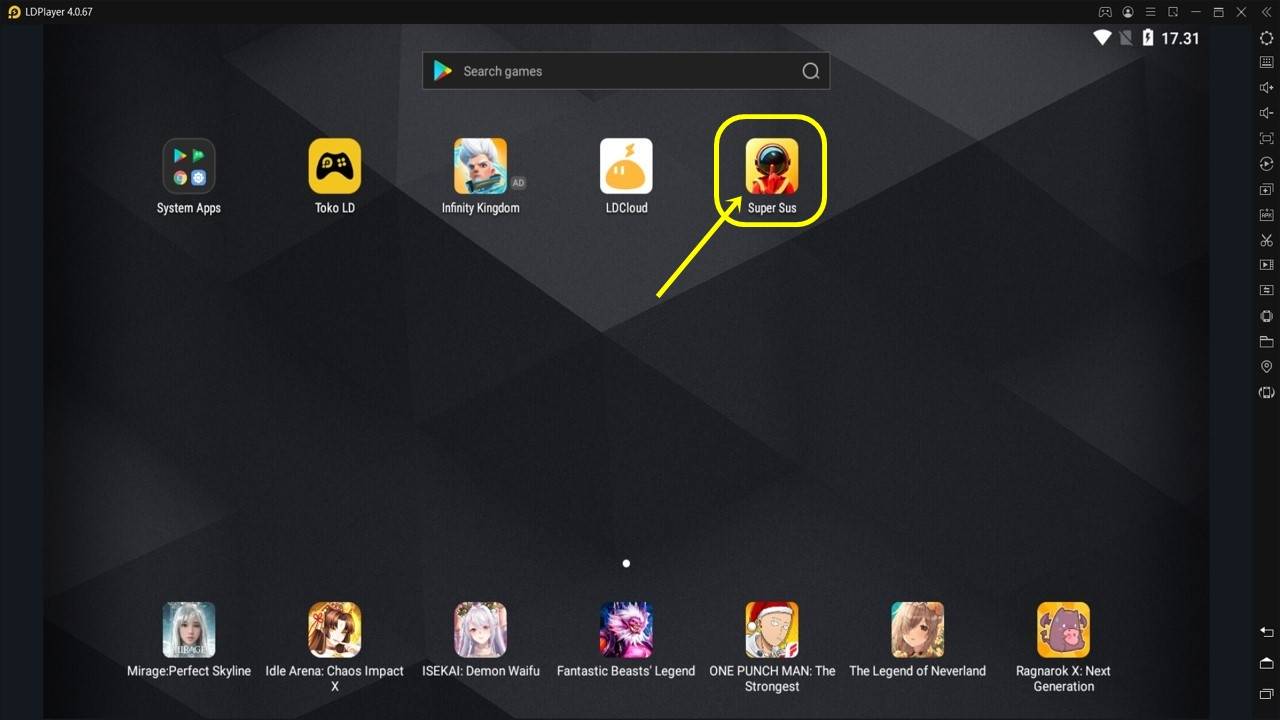 download dan install game super sus: who is the real impostor di emulator ldplayer