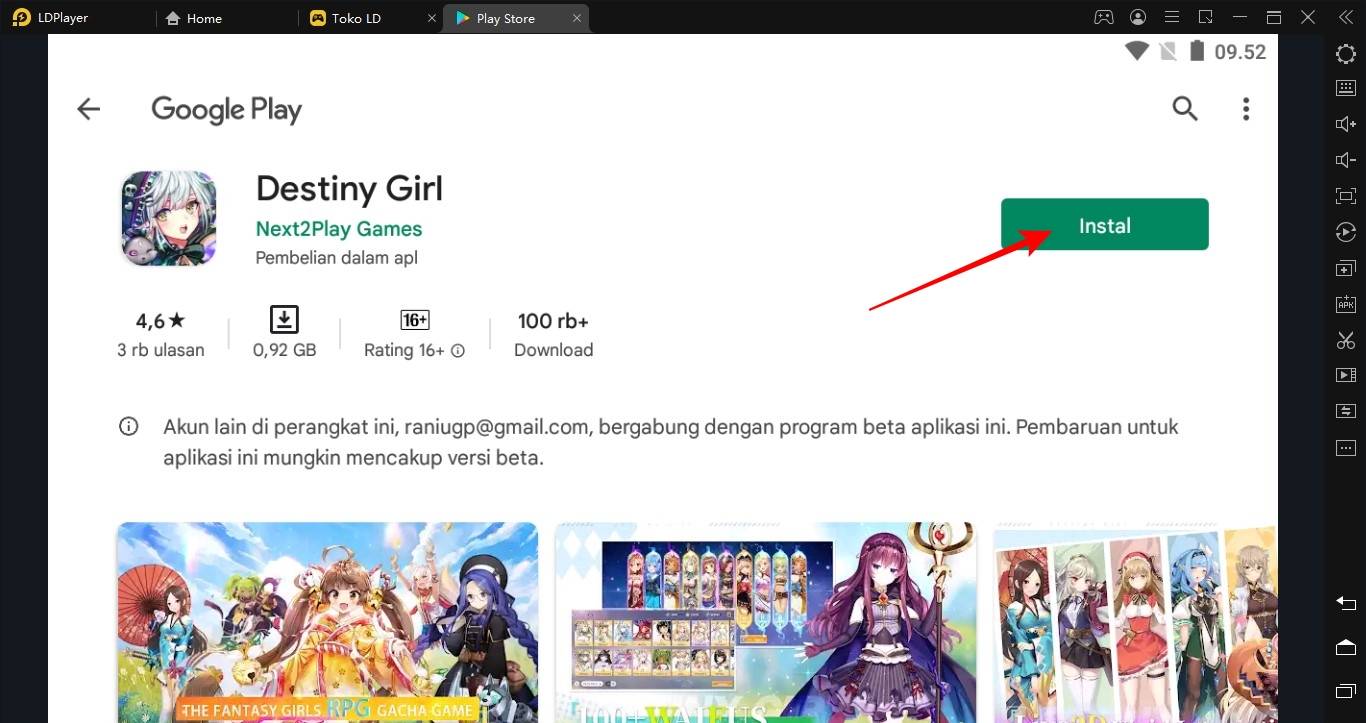 download destiny girl di ldplayer