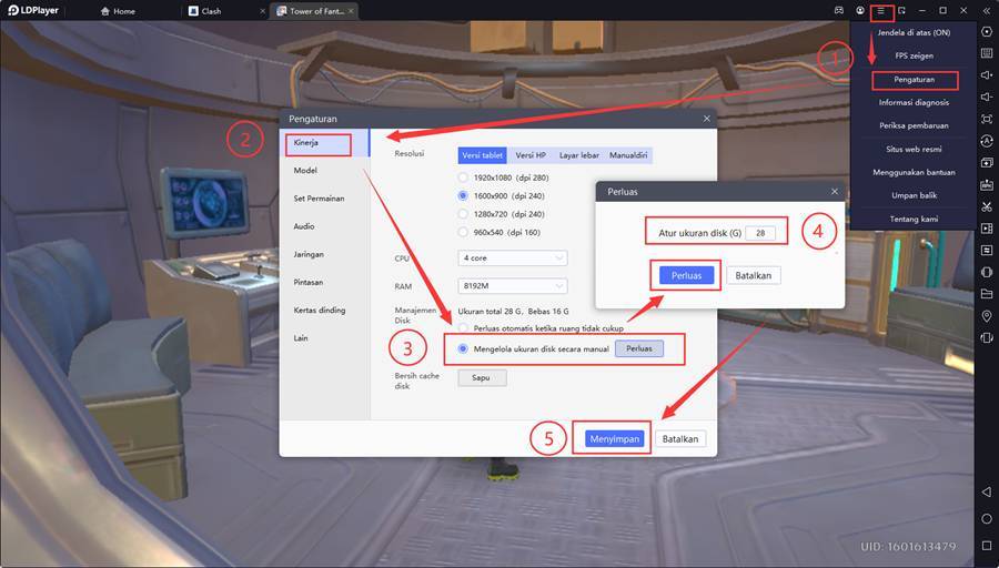Solusi untuk Tower of Fantasy yang menyebabkan ruang disk tidak mencukupi