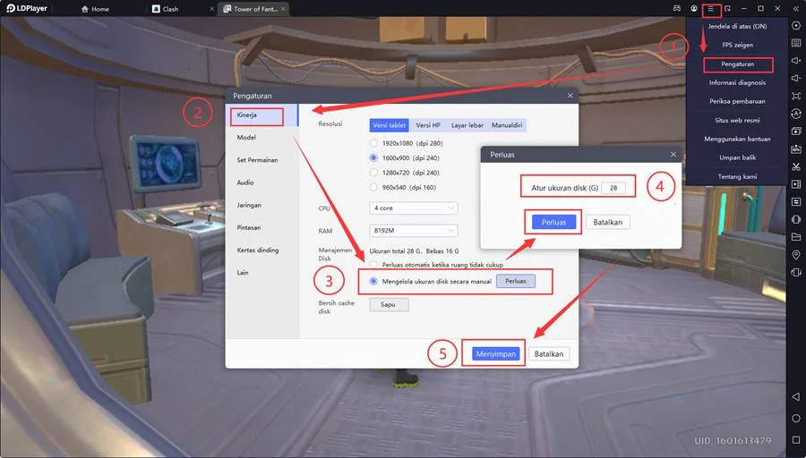 Solusi untuk Tower of Fantasy yang menyebabkan ruang disk tidak mencukupi