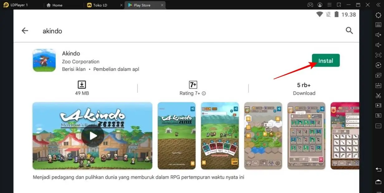 cara main game akindo di pc