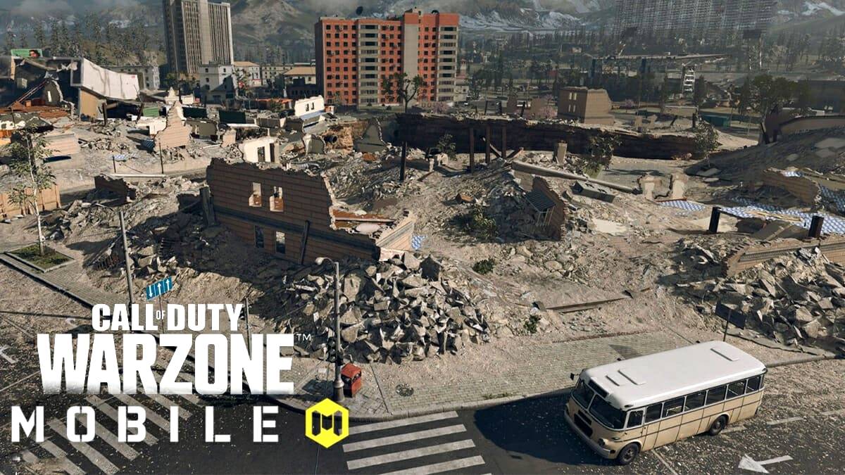 Peta Verdansk di game Call of Duty: Warzone.
