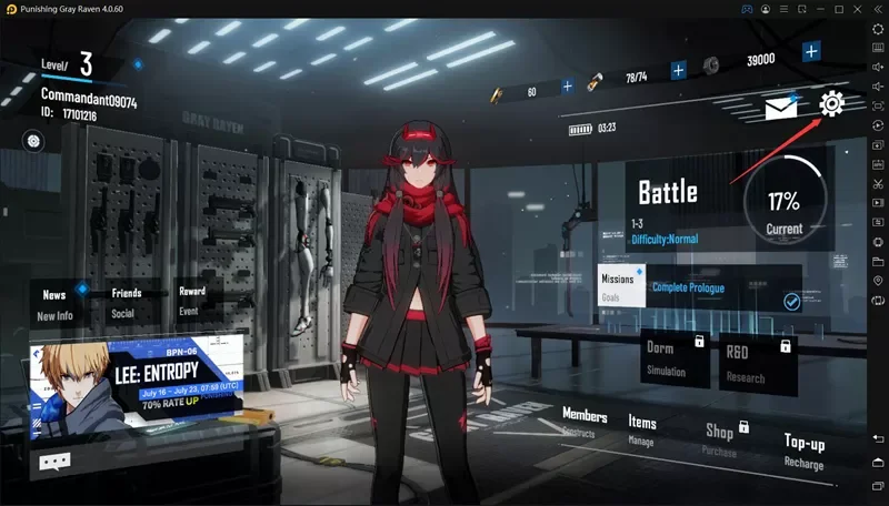 Cara Mengaktifkan 120 FPS untuk Punishing: Gray Raven di PC