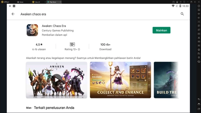 unduh dan mainkan awaken chaos era di pc dengan emulator android ldplayer