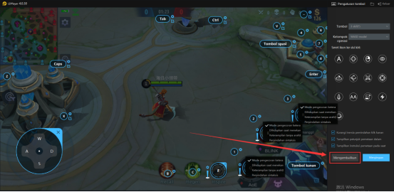 Pengenalan pengaturan tombol keterampilan [Mobile Legends: Bang Bang] di LDPlayer