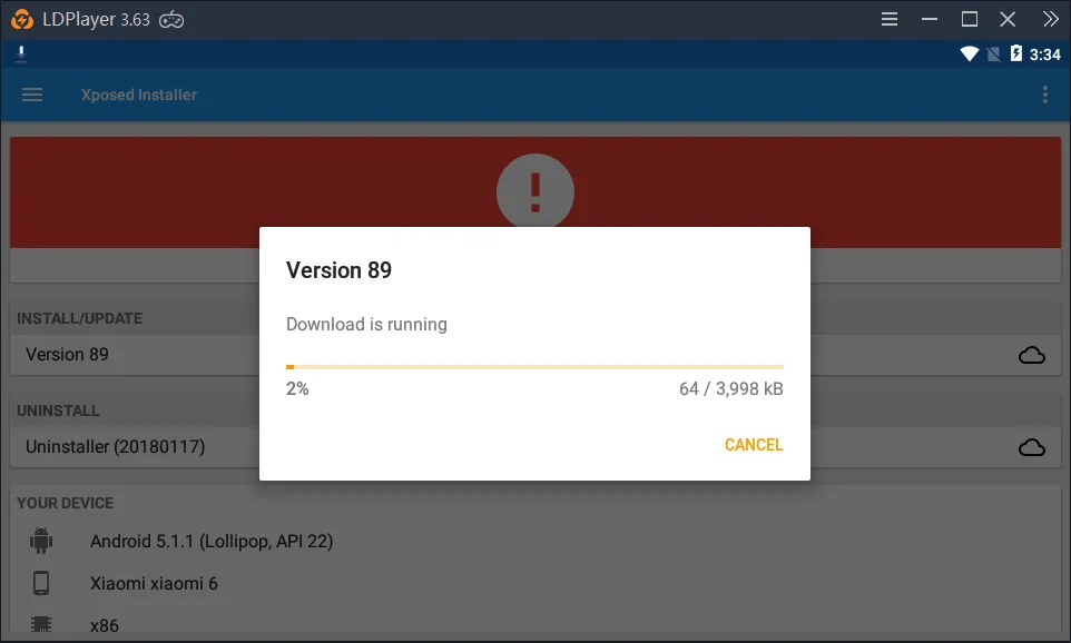 Siapkan Xposed Installer di LDPlayer Anda