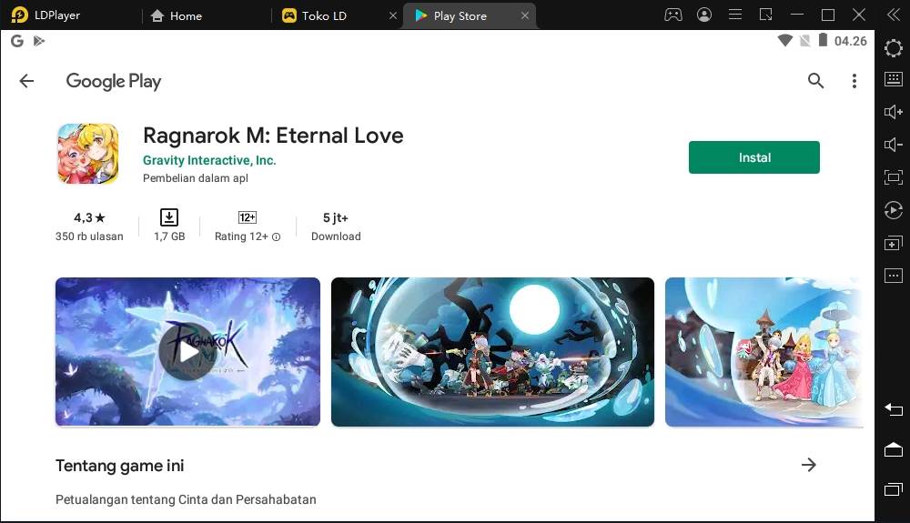 download dan main ragnarok m eternal love di pc dengan emulator ldplayer