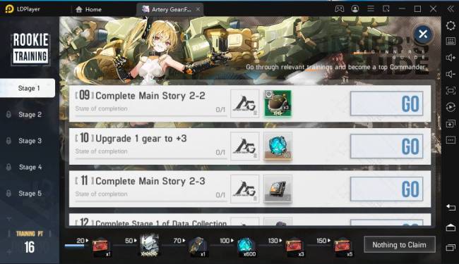 Hal unfaedah diawal game artery gear fusion