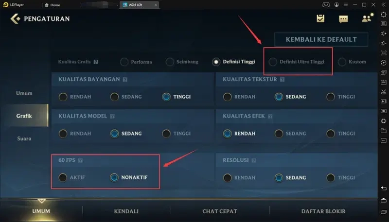 League of Legends: Wild Rift 120 metode pembukaan frekuensi gambar tinggi