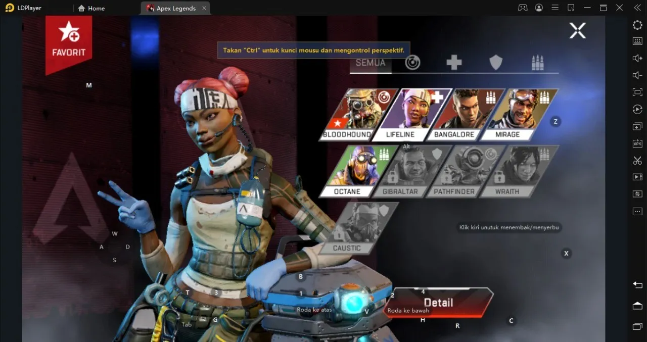 hero lifeline di apex Legends Mobile