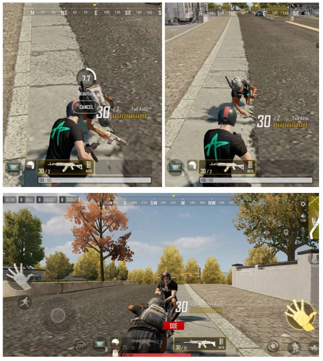 teman tim pubg new state green flare gun
