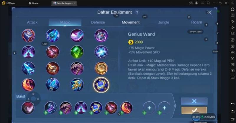tips rekomendasi build julian mobile legends mlbb