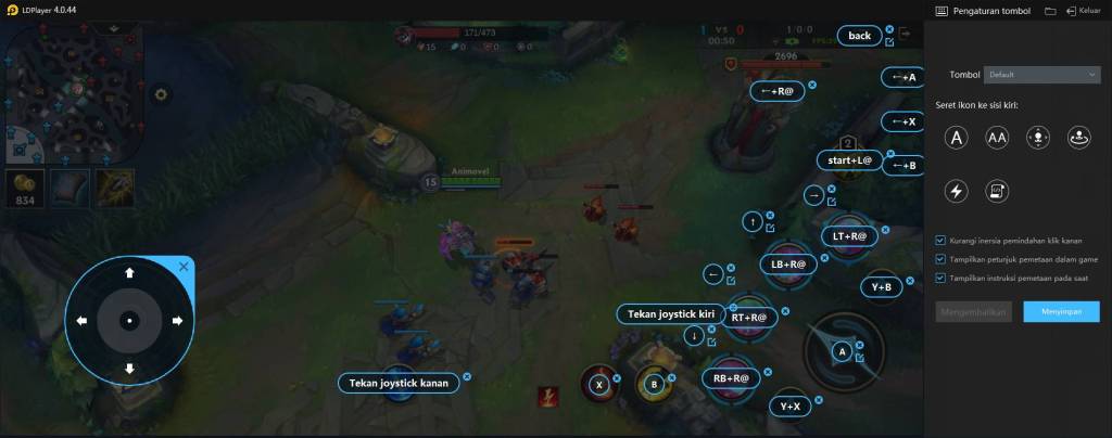 League of Legends: Wild Rift - Operasi tombol terperinci LDPlayer