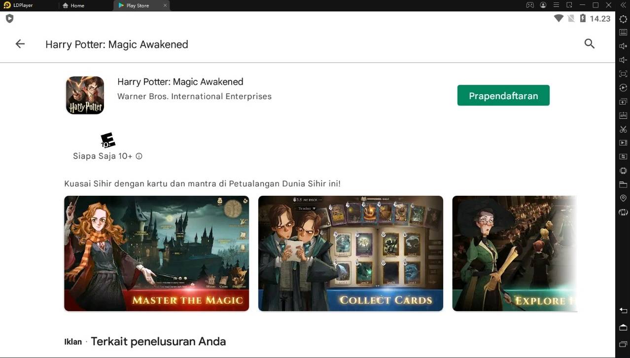 download dan mainkan harry potter magic awakened di pc laptop dengan emulator ldplayer