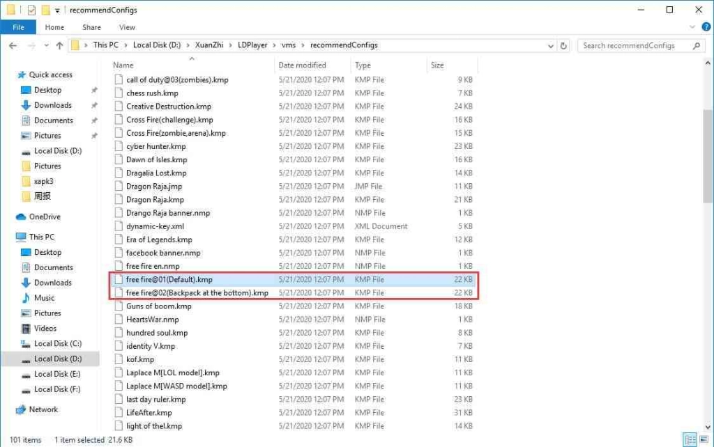 Sesuaikan sensitivitas Y untuk memotret game di emulator