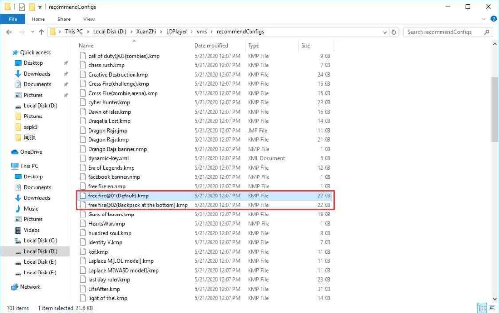 Sesuaikan sensitivitas Y untuk memotret game di emulator