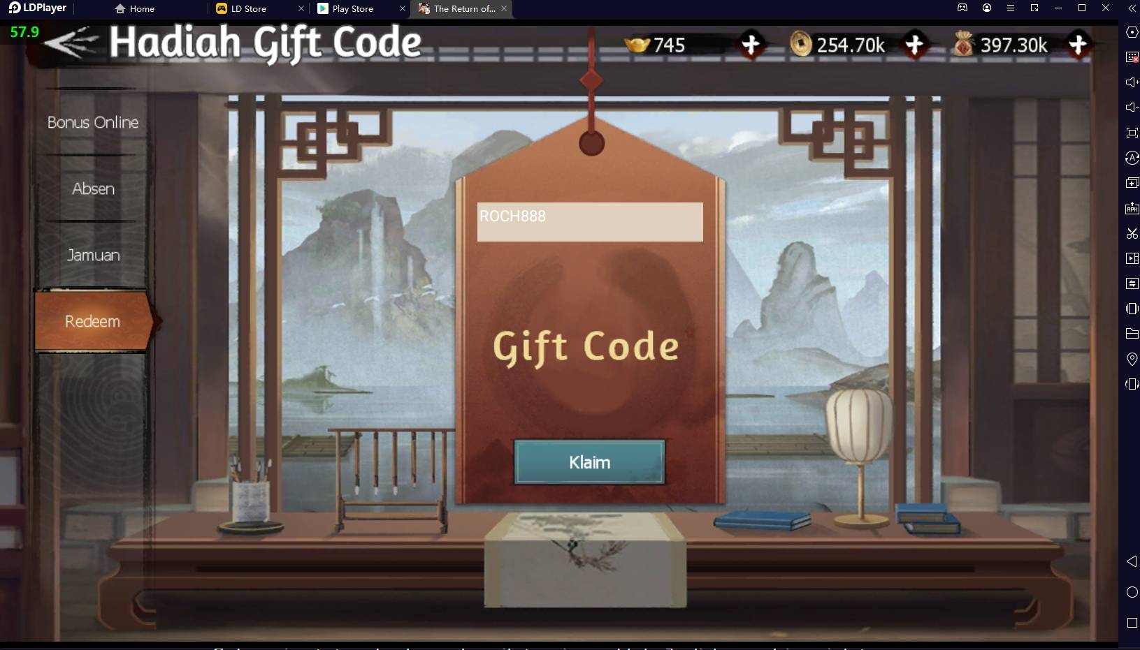 gift code the return of condor heroes