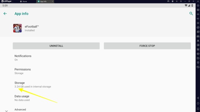 cara main efootball 2022 di emulator ldplayer