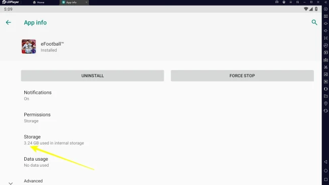 cara main efootball 2022 di emulator ldplayer