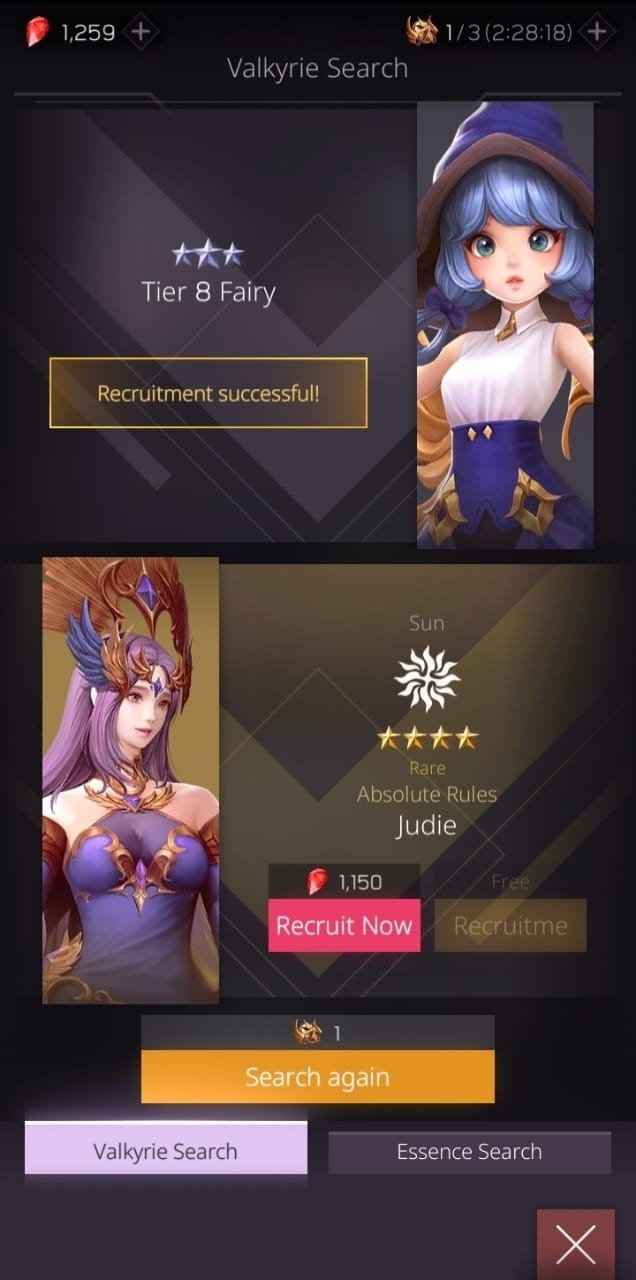 main game Valkyrie Rush: Idle & Merge ldplayer