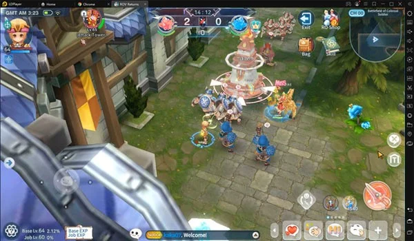 review ulasan main game ragnarok v returns di pc dengan emulator andorid ldplayer