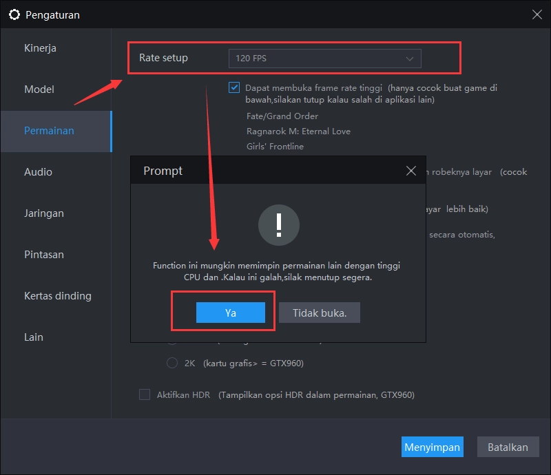 Cara memainkan Arknights pada 120 FPS di PC dengan LDPlayer