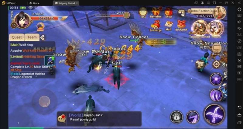cara main yulgang global di emulator