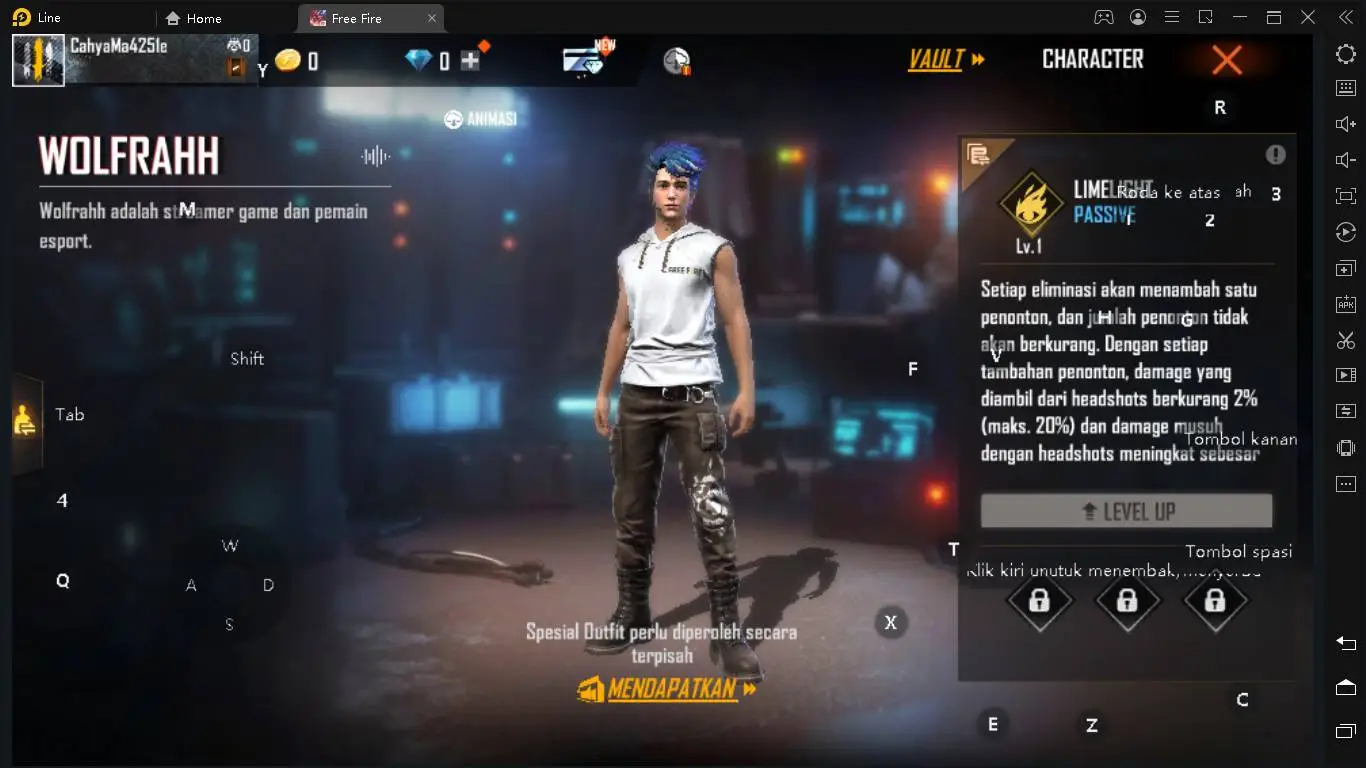 Karakter terbaik Free Fire untuk melawan Horizon Force di Emulator LDPlayer