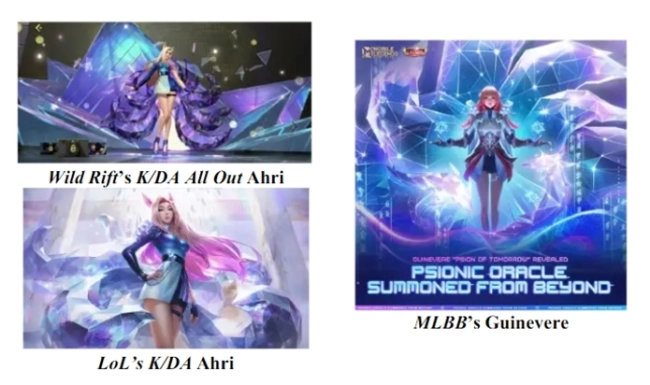 daftar hero dan skin dari game Mobile Legends yang dinilai plagiat atau mencontek 