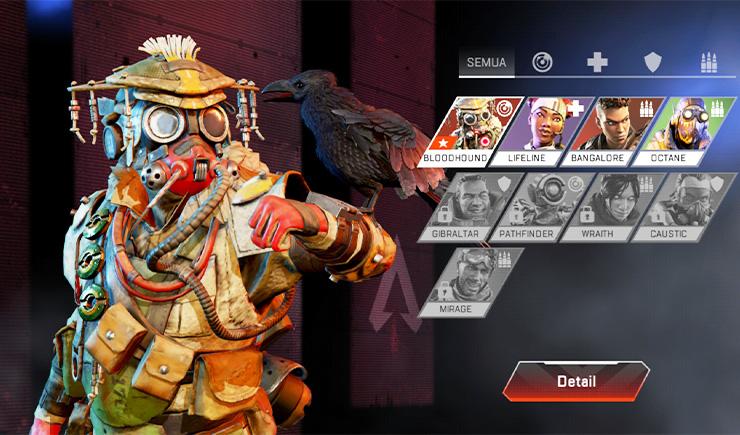 hero di apex legends mobile