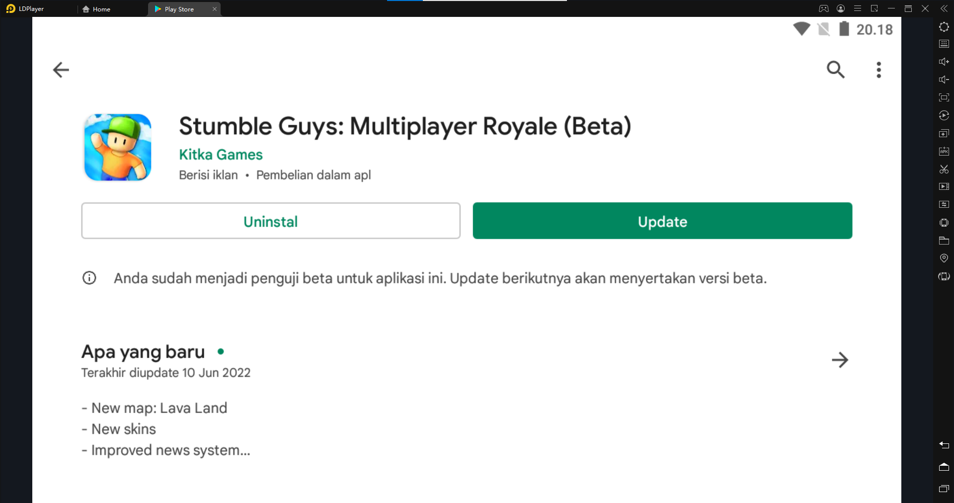 Stumble Guys 0.38 beta