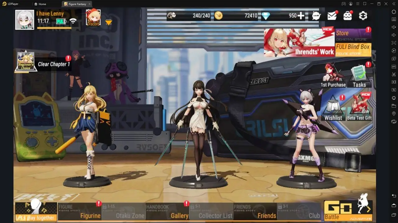 main game figure fantasy di pc menggunakan emulator android ldplayer