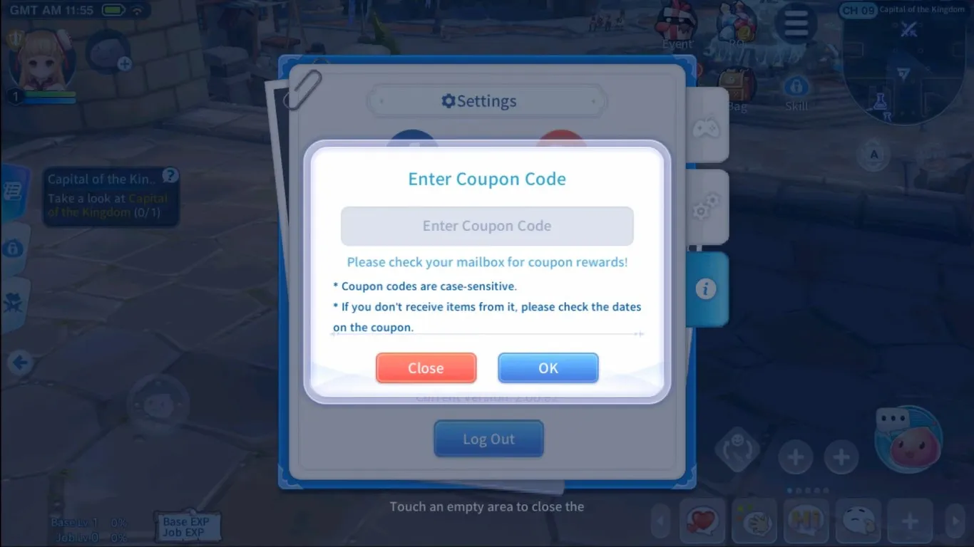 cara redeem code di game Ragnarok V: Returns