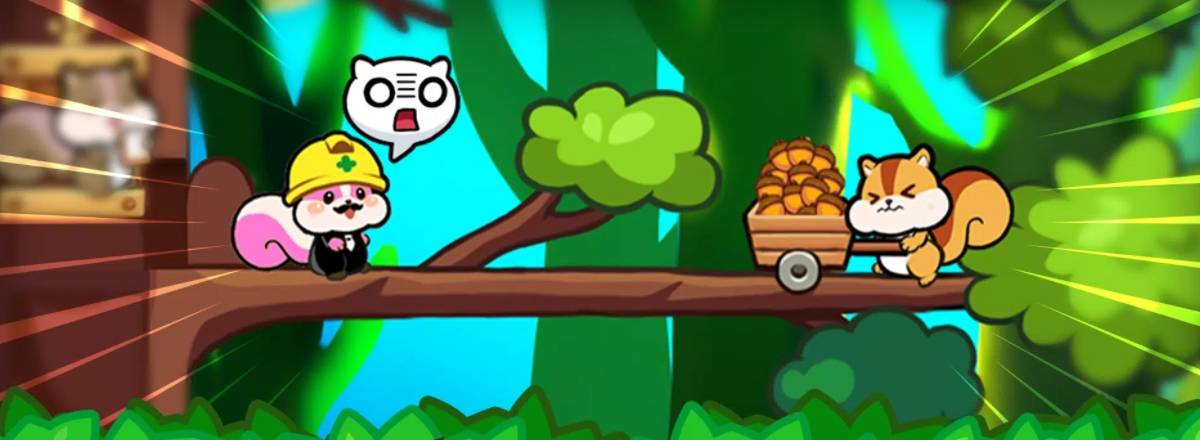 Game Idle Lucu Terbaru dari Ratatat Studios, Idle Squirrel Tycoon: Chipmunk