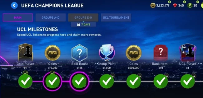 Cara Mengikuti UEFA Champions League (UCL) Tournament di FIFA Mobile 22