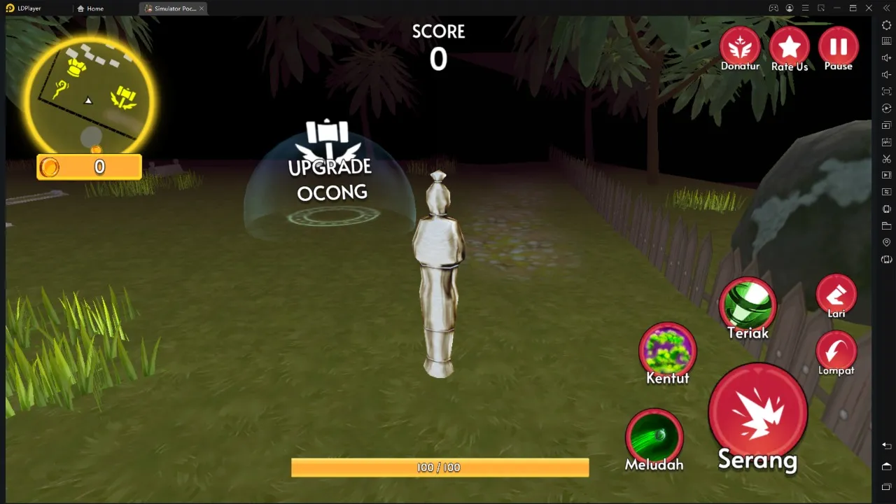 [Review] Simulator Pocong vs Bocil 3D, Mainkan Game Pocong Khas Indonesia di Emulator LDPlayer!