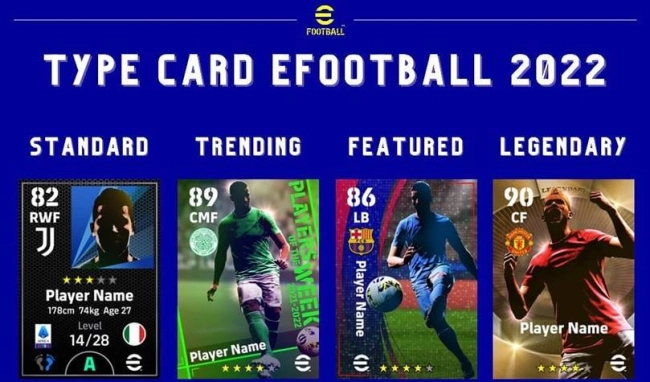 tipe pemain efootball 2022