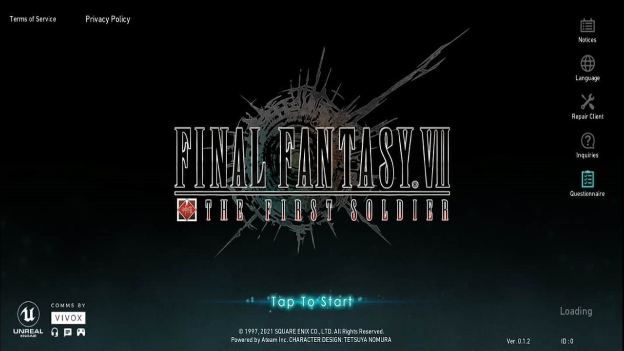 Final Fantasy VII: The First Soldier resmi dirilis pada 17 November 2021
