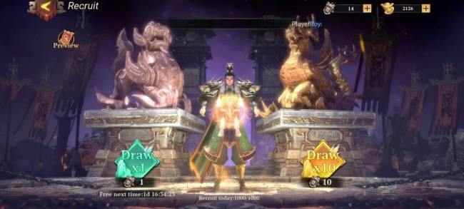 sistem gacha dynasty origins conquest 