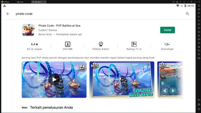 [Review] Pirate Code - PVP Battles at Sea: Berlayar Menjadi Bajak Laut Seperti One Piece